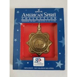 Hallmark Ornament 1999 AMERICAN SPIRIT COLLECTION Connecticut State Quarter